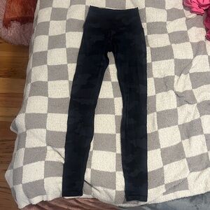 Lululemon Athletica Black Camouflage Leggings